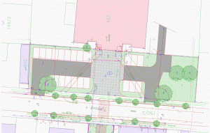Návrh: Vytvoření parkoviště v parčíku před sokolovnou 